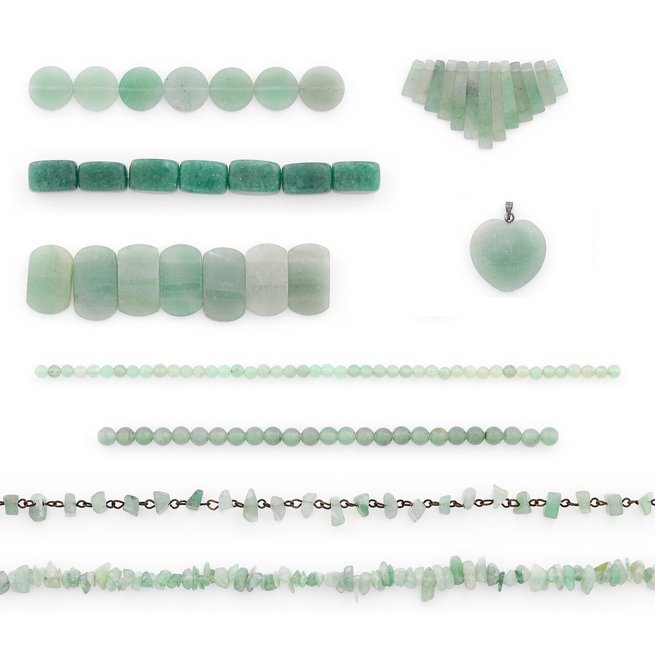New Jade Natural Gemstone Beads and Pendants Collection For Jewelry Making